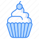 cupcake, birthday cupcake, dessert, sweet, muffin, bakery, food and restaurant, baked, birthday