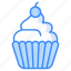 cupcake, birthday cupcake, dessert, sweet, muffin, bakery, food and restaurant, baked, birthday 