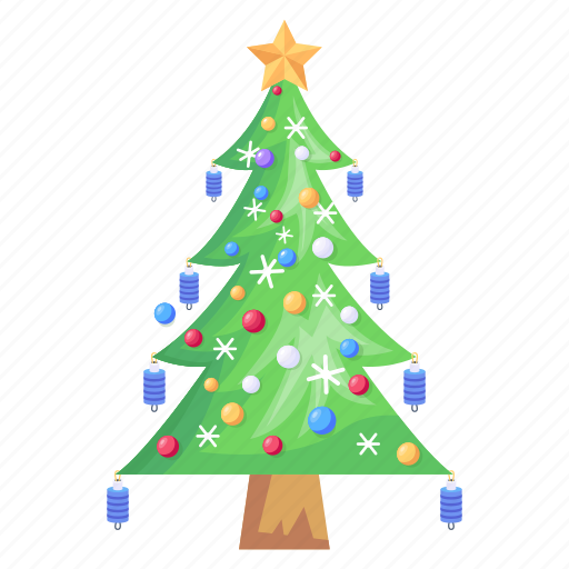 Christmas tree, conifer tree, spruce tree, fir tree icon - Download on Iconfinder