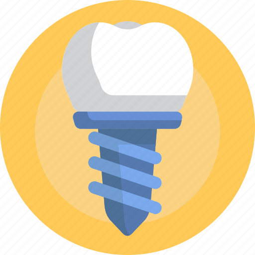 Dental, artificial, dental implant, dentistry, implants, medical, tooth icon - Download on Iconfinder