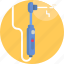 dental, tooth brush, electric, stomatology, toothbrush, healthcare, medicine icon 