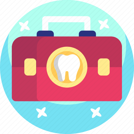 Dental, briefcase, dentist, healthcare, medical, suitcase, teeth icon - Download on Iconfinder