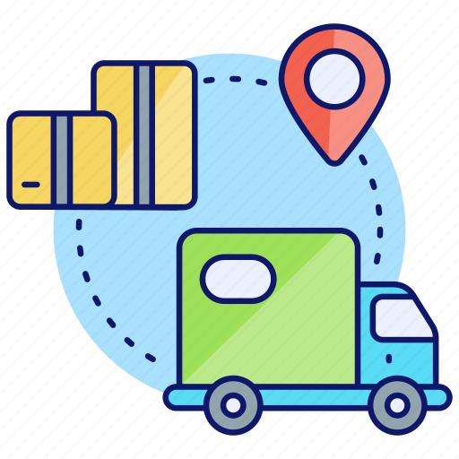 Delivery truck, delivery, truck, shipping, transport, vehicle, shipping-truck icon - Download on Iconfinder