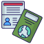 passport, travel, document, vacation, id, identity, ticket, tourism, pass 