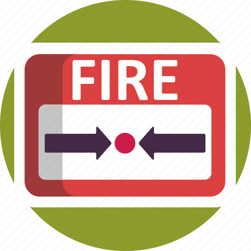 Emergency, exit, fire, direction, alarm, alert icon - Download on Iconfinder