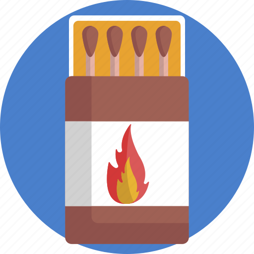 Box, equipment, fire, flame, match, matchbox, tools icon - Download on Iconfinder