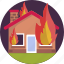 emergency, burning house, fire insurance, fire security, home insurance, house on fire 