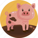 farming, cattle, pig, farm, pork, livestock 