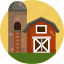 farming, barn, farm, farmhouse, silo 