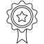 badge, award, medal, achievement, winner, reward, prize, label, star 