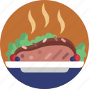 food, meal, meat, steak, restaurant, hot 