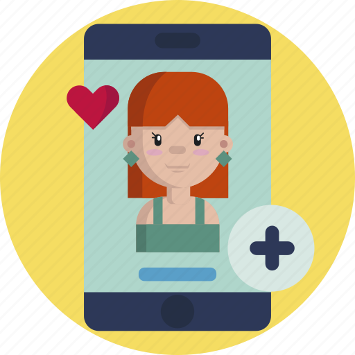 Friendship, video call, female, love, heart, relationship, phone icon - Download on Iconfinder