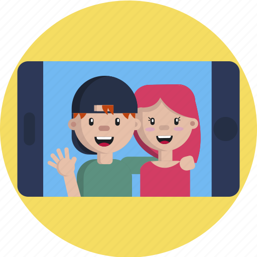 Friendship, friends, people, selfie, taking picture, wefie icon - Download on Iconfinder