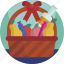gifts, christmas, gift, holiday, basket 