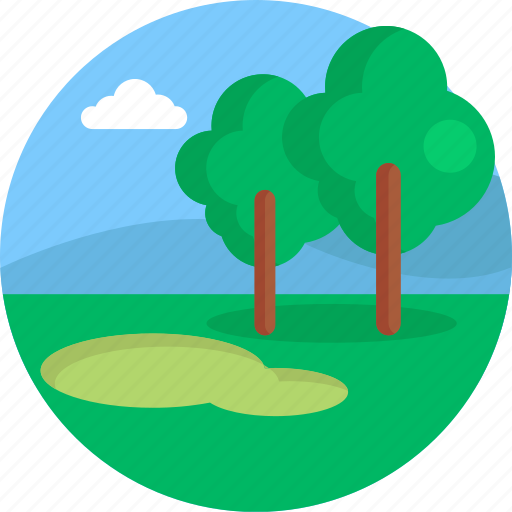 Golf, field, nature, green icon - Download on Iconfinder