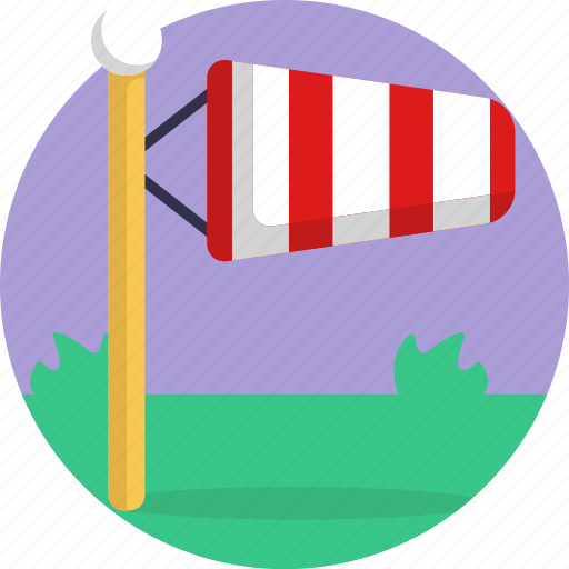 Golf, windsock, breeze, weather, windy icon - Download on Iconfinder