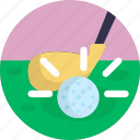golf, golf stick, golf ball, sports, playing