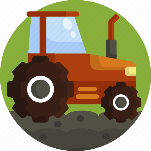Tractor, farming, agriculture, cultivation, machinery icon - Download on Iconfinder