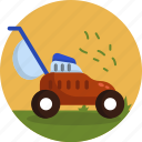 gardening, lawn, grass cutter, lawn maintenance, mower