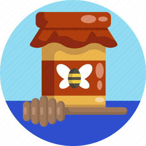 Gardening, bee, honey, honey dipper icon - Download on Iconfinder