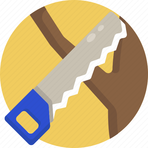 Gardening, blade, saw, tool, firewood icon - Download on Iconfinder