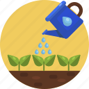 gardening, irrigation, can, water, crops, farming