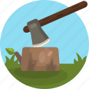 gardening, axe, firewood, wood, cutter