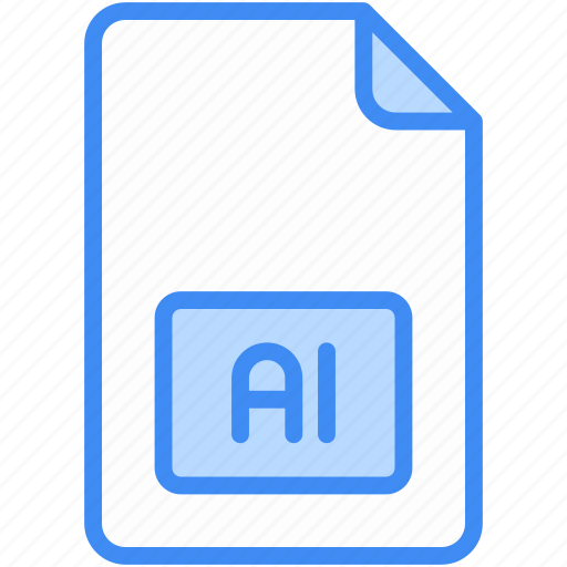Ai file, file, ai, format, document, extension, file-format icon - Download on Iconfinder