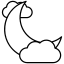 moon night, night, moon, nature, forecast, cloud, half-moon, cloudy, cloudy-night, rain 