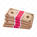banknotes, money stack, paper money, cash stack, paper currency