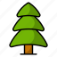 christmas tree, tree, new year, natural, decoration, christmas, pine tree icon 