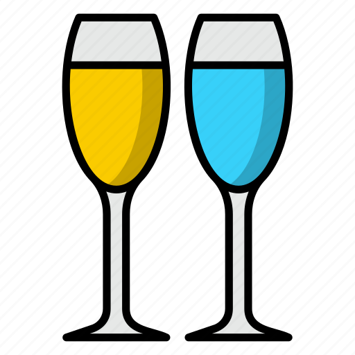 Glasses, water, wine, beverage, vodka, juice, cocktail icon icon - Download on Iconfinder