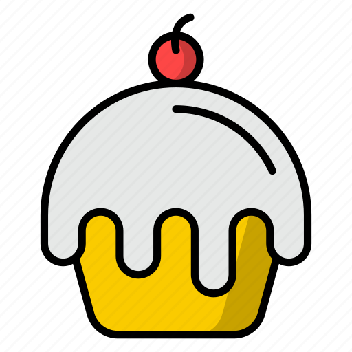 Muffin, cup cake, desert, sweet, food, bakery food icon icon - Download on Iconfinder