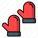 accessory, christmas, clothes, fashion, mitten, winter accessory, snow gloves icon