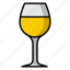 wine glass, wine, glass, alcohol, food, drink, beverage, alcoholic drink icon 