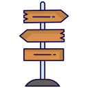 signboard, sign, direction, signpost, hanging, direction-board, signage, billboard, shop