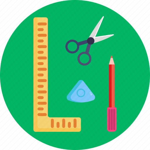 Sewing, tools, ruler, scissor, pen, tailor, tailoring icon - Download on Iconfinder