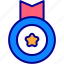 badge, award, medal, achievement, winner, reward, prize, label, star 
