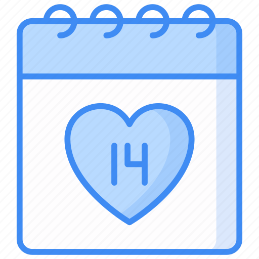 Valentine day, calendar, date, event, february, marriage, romantic icon - Download on Iconfinder