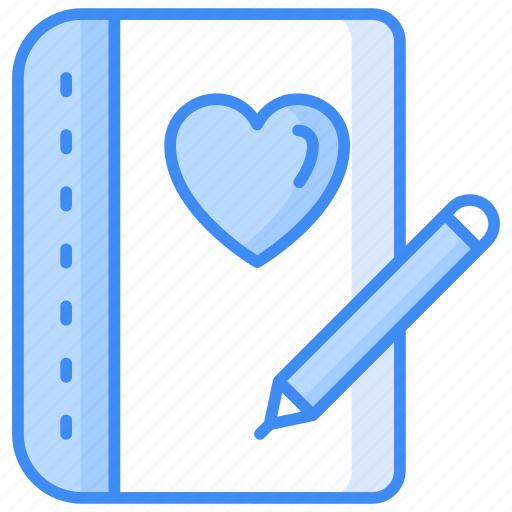Diary, education, journal, note, notebook, notepad, textbook icons icon - Download on Iconfinder