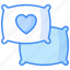 pillow, card, heart, invitation, invite, love, valentine icons 