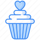 cupcake, dessert, bakery, birthday, party, sweet, food icons icons