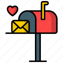 mail box, box, inbox, mail, mailbox, postal, postal service icons