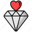 diamond, gem, jewel, jewelry, treasure, wealth icons 