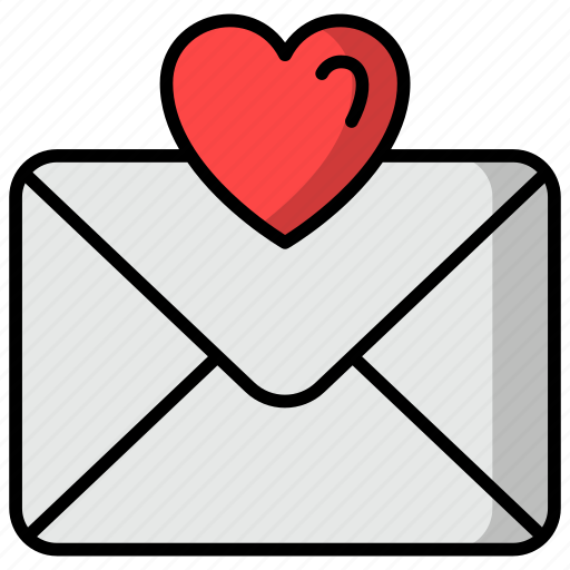 Love letter, romance, love, letter, message, mail, invitation icons icon - Download on Iconfinder