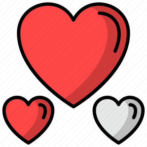 Hearts, feelings, heart, love, romantic, valentines, valentines day icons icon - Download on Iconfinder