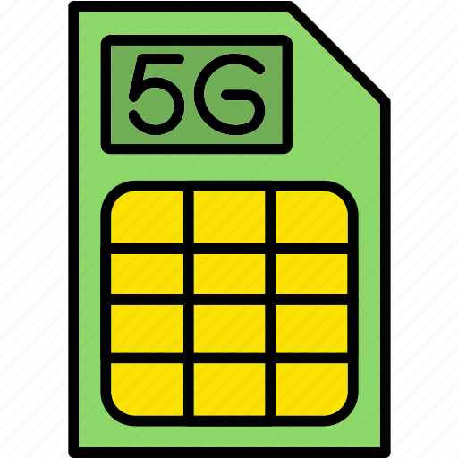 Sim, card, connection, fast, generation, internet, network icon - Download on Iconfinder