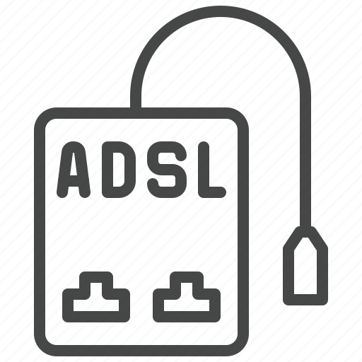 Adsl, internet, equipment, landline icon - Download on Iconfinder