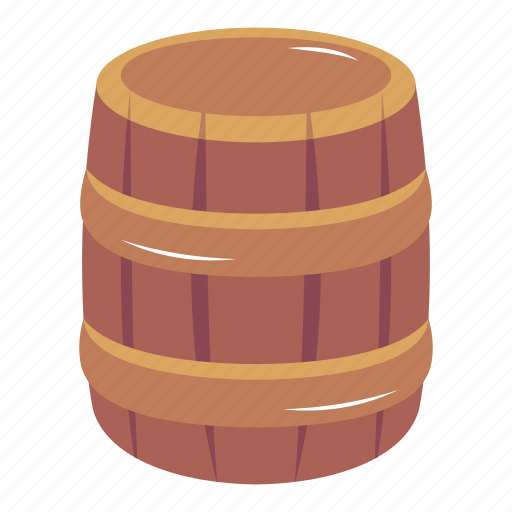 Drum, cask, barrel, wooden barrel, wine barrel icon - Download on Iconfinder