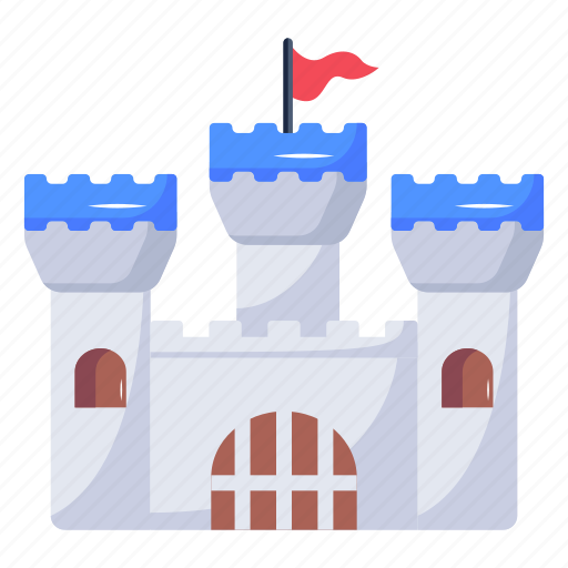 Fort, castle, fortress, royal building, palace icon - Download on Iconfinder